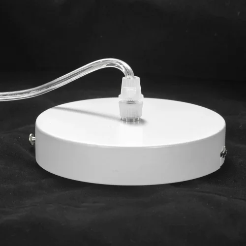 Светильник подвесной Kenner LSP-8268-S Lussole без плафона 5 ламп, основание белое в стиле модерн  фото 4
