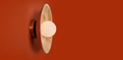 Бра Albero FR5589WL-01T Freya белый коричневый на 1 лампу, основание латунь в стиле современный кантри фото 3