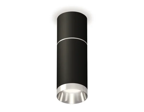 Светильник накладной Techno spot XS6323060 Ambrella light чёрный 1 лампа, основание чёрное в стиле современный круглый