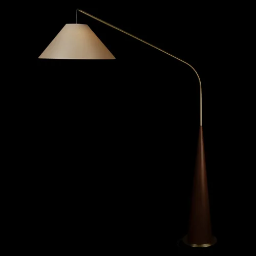 Торшер Бобби / Bobbie 10570F Brown LOFT IT изогнутый белый на 1 лампу, основание коричневое в стиле кантри винтаж фото 4 Торшер Бобби / Bobbie 10570F Brown LOFT IT изогнутый белый на 1 лампу, основание коричневое в стиле кантри винтаж фото 4