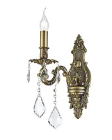 Бра Barolo E 2.1.1.600 A Dio D'Arte без плафона 1 лампа, основание бронзовое в стиле классический 