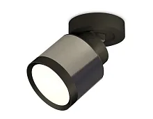 Светильник накладной XM8115001 Ambrella light чёрный 1 лампа, основание чёрное в стиле хай-тек круглый