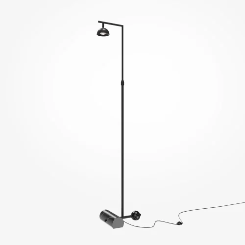 Торшер LED Pikant MOD372FL-L10B3K Maytoni чёрный на 1 лампу, основание чёрное в стиле современный хай-тек 
