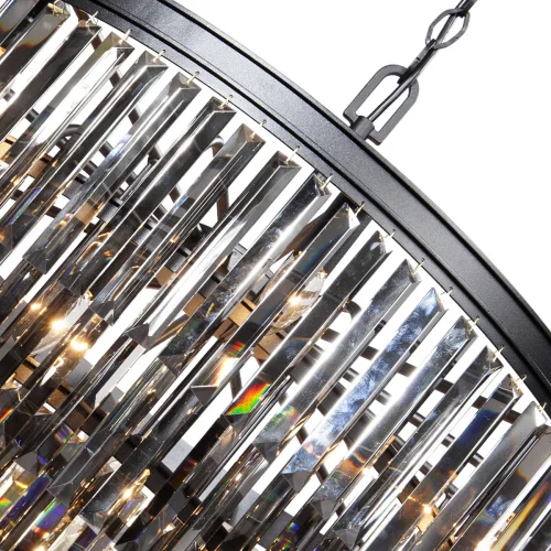 Люстра подвесная V1806-1/8+4+4+1 Vitaluce серая чёрная на 17 ламп, основание чёрное в стиле классический современный фото 2 Люстра подвесная V1806-1/8+4+4+1 Vitaluce серая чёрная на 17 ламп, основание чёрное в стиле классический современный фото 2