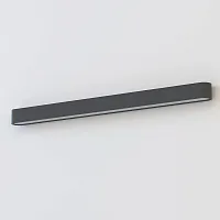 Бра Soft Софт Валл 90x6 (Soft Wall Led 90x6) 7534-NW Nowodvorski белый на 1 лампу, основание графит в стиле современный Бра Soft Софт Валл 90x6 (Soft Wall Led 90x6) 7534-NW Nowodvorski белый на 1 лампу, основание графит в стиле современный