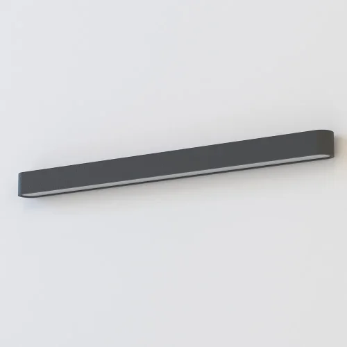 Бра Soft Софт Валл 90x6 (Soft Wall Led 90x6) 7534-NW Nowodvorski белый на 1 лампу, основание графит в стиле современный 