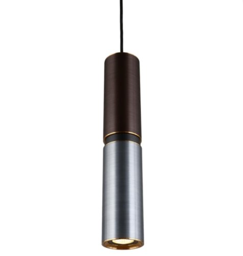 Светильник подвесной Paula APL.617.16.01 Aployt чёрный серый 1 лампа, основание чёрное в стиле современный трубочки
