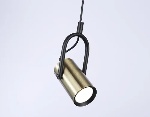 Светильник подвесной TA13198 Ambrella light бронзовый 1 лампа, основание чёрное в стиле современный хай-тек  фото 6