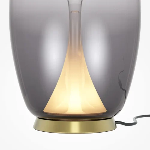 Настольная лампа LED Splash MOD282TL-L15G3K Maytoni чёрная серая 1 лампа, основание золотое металл в стиле современный  фото 2