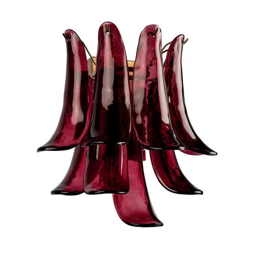 Бра Лилу / Lilou 10600W Burgundy LOFT IT бордовый на 3 лампы, основание бронзовое в стиле фото 3 Бра Лилу / Lilou 10600W Burgundy LOFT IT бордовый на 3 лампы, основание бронзовое в стиле фото 3