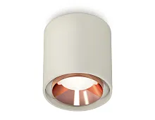 Светильник накладной Techno spot XS7724005 Ambrella light серый 1 лампа, основание серое в стиле хай-тек модерн круглый