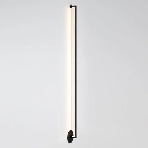 Бра LED Teo 7022/14WL Odeon Light чёрный на 1 лампу, основание чёрное в стиле минимализм отражённый свет фото 3
