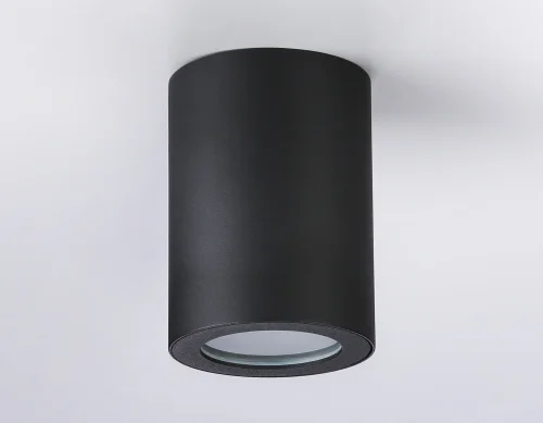 Светильник накладной TN22799 Ambrella light чёрный 1 лампа, основание чёрное в стиле хай-тек современный круглый фото 3