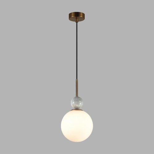 Светильник подвесной Lolla 4359/1A Odeon Light белый на 1 лампу, основание белое в стиле хай-тек шар фото 4 Светильник подвесной Lolla 4359/1A Odeon Light белый на 1 лампу, основание белое в стиле хай-тек шар фото 4