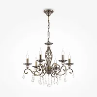 Люстра подвесная Grace RC247-PL-06-R Maytoni без плафона на 6 ламп, основание бронзовое в стиле классический 