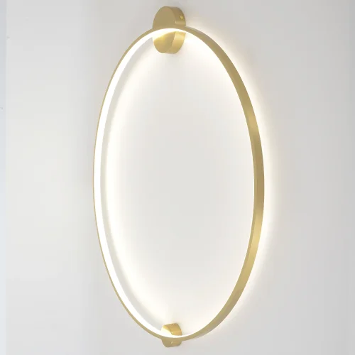 Бра LED с пультом REAL AP35W LED BRASS Crystal Lux белый на 1 лампу, основание латунь в стиле современный фото 4