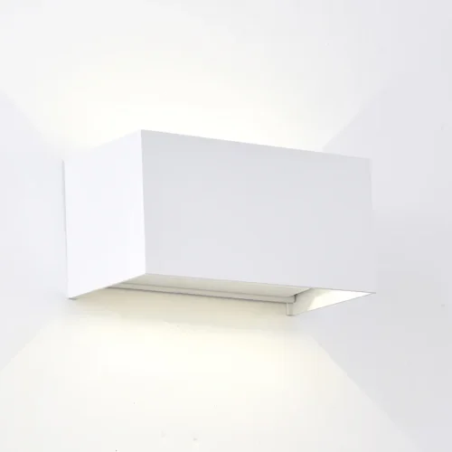 Настенный светильник LED Davos 8606 Mantra уличный IP54 белый 1 лампа, плафон белый в стиле хай-тек современный LED