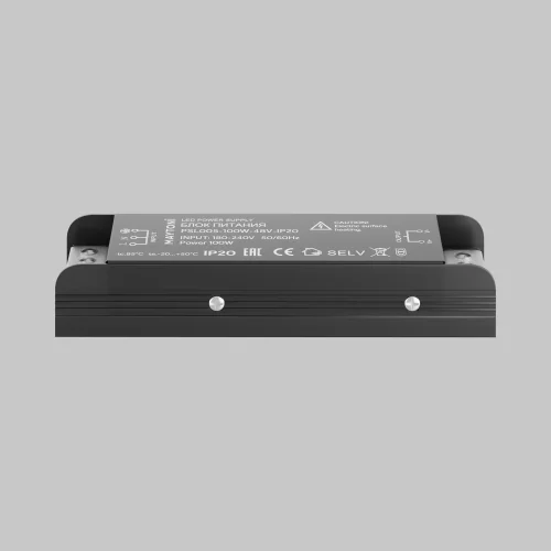 Блок питания 48V 100Вт IP20 Power Supply Magnetic PSL005-100W-48V-IP20 Maytoni чёрный в стиле хай-тек современный для светильников серии Power Supply Magnetic магнитный s35 gravity магнитная radity радиусная магнитная exility тонкая магнитная фото 5