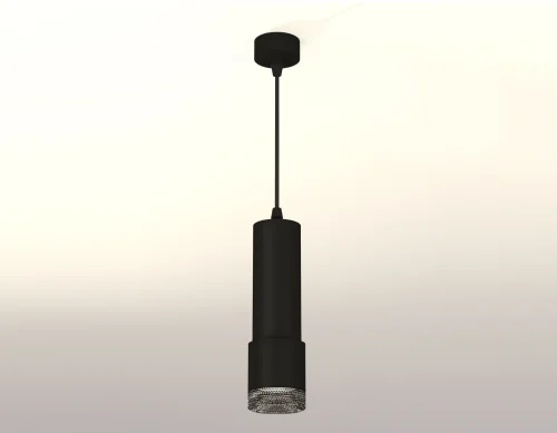 Светильник подвесной XP7402002 Ambrella light чёрный 1 лампа, основание чёрное в стиле хай-тек современный трубочки фото 2