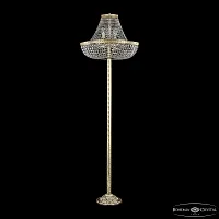 Торшер 19113T6/H/55IV-172 G Bohemia Ivele Crystal sp прозрачный 6 ламп, основание золотое в стиле классика
