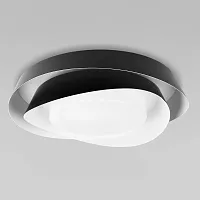 Светильник потолочный LED Petale 10256 Black LOFT IT чёрный на 1 лампу, основание чёрное в стиле современный 
