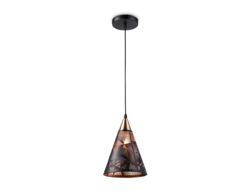 Светильник подвесной TR8431 Ambrella light чёрный 1 лампа, основание чёрное в стиле современный кантри  фото 3