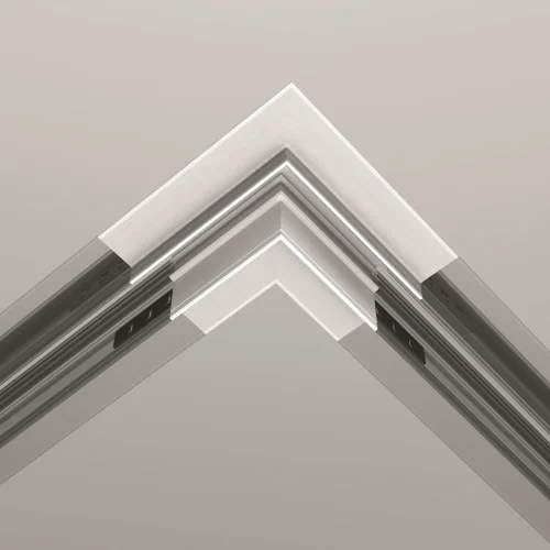 Угловой коннектор внутренний Magnetic track system Exility TRA034CL-42.12W Maytoni белый в стиле современный хай-тек для светильников серии Magnetic track system Exility встраиваемый магнитный exility тонкая магнитная фото 6