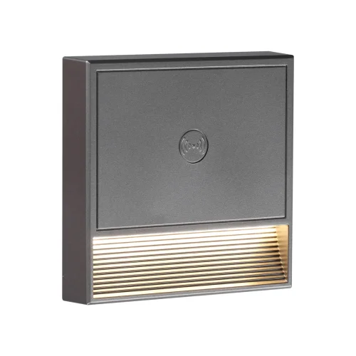 Светильник точечный LED Vespera 359710 Novotech серый на 1 лампу, основание серое в стиле минимализм хай-тек современный подсветка для лестниц и ступеней фото 3 Светильник точечный LED Vespera 359710 Novotech серый на 1 лампу, основание серое в стиле минимализм хай-тек современный подсветка для лестниц и ступеней фото 3