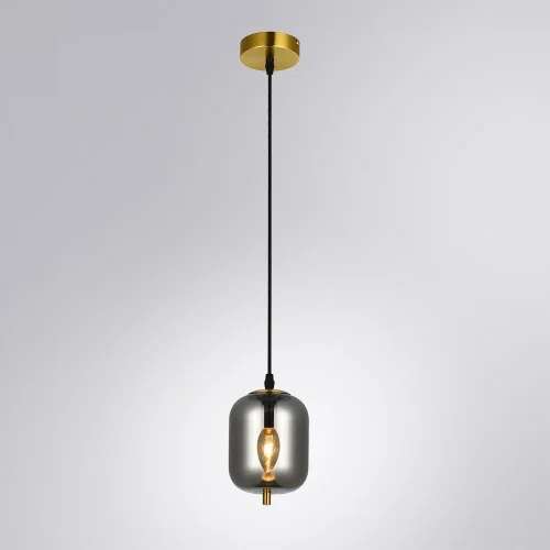 Светильник подвесной Freddie A2234SP-1PB Arte Lamp чёрный 1 лампа, основание медь в стиле современный  фото 3