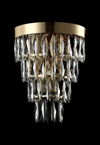 Бра ABIGAIL AP3 GOLD/TRANSPARENT Crystal Lux прозрачный на 3 лампы, основание золотое в стиле классический  фото 3