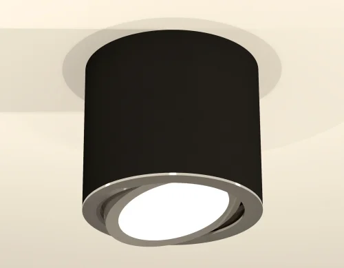 Светильник накладной XS7402002 Ambrella light чёрный 1 лампа, основание чёрное в стиле хай-тек современный круглый фото 2