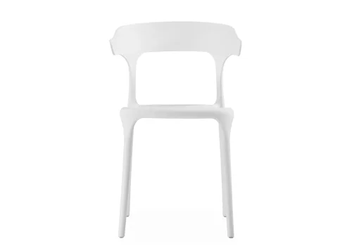 Пластиковый стул Vite white 15596 Woodville, /, ножки/пластик/белый, размеры - ****490*480 фото 2