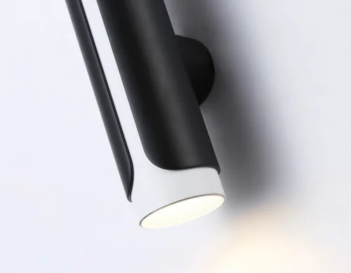 Бра TN51617 Ambrella light чёрный белый на 2 лампы, основание белое в стиле современный хай-тек  фото 5