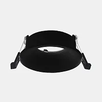 Светильник точечный без патрона ST263.408.01 ST-Luce на 1 лампу, основание чёрное в стиле современный круглый