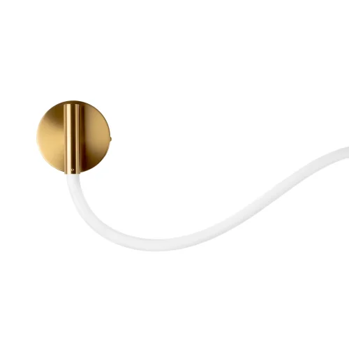 Бра LED Thread 10388W Brass LOFT IT белый на 1 лампу, основание бронзовое в стиле современный хай-тек минимализм гибкий неон фото 7