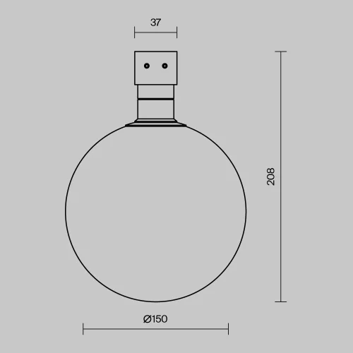 Трековый светильник LED уличный Luna O-TR01-2-S-9WW3K Maytoni белый для шинопроводов серии Luna белый фото 2 Трековый светильник LED уличный Luna O-TR01-2-S-9WW3K Maytoni белый для шинопроводов серии Luna белый фото 2