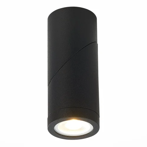 Светильник накладной St650 ST650.402.01 ST-Luce чёрный 1 лампа, основание чёрное в стиле хай-тек круглый фото 3