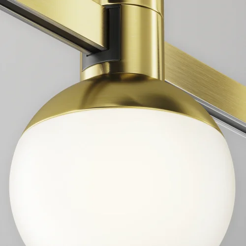 Трековый светильник LED Magnetic trаck system Flarity TR149-1-5W3K-BS Maytoni белый для шинопроводов серии Magnetic trаck system Flarity латунь фото 2