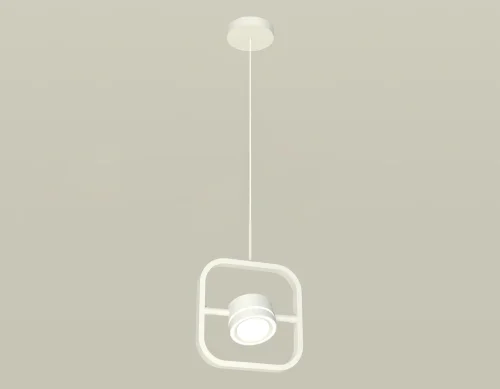Светильник подвесной XB9118151 Ambrella light белый 1 лампа, основание белое в стиле современный хай-тек 