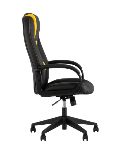 Кресло игровое TopChairs ST-CYBER 8 черный/желтый эко.кожа крестовина пластик УТ000035039 Stool Group, жёлтый/экокожа, ножки/металл/чёрный, размеры - ****655*770 фото 7