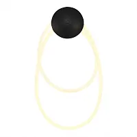 Бра LED Sagrato SL6102.401.30 ST-Luce белый 1 лампа, основание чёрное в стиле хай-тек 
