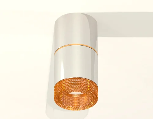 Светильник накладной Techno spot XS7405062 Ambrella light серебряный 1 лампа, основание серебряное в стиле хай-тек современный круглый фото 2