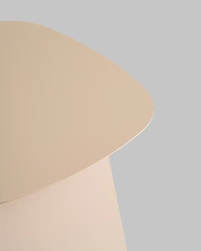 Журнальный столик Leyre, металл, серый УТ000040308 Stool Group столешница серая из металл фото 4