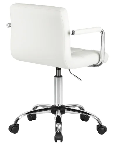 Офисное кресло набор 2 шт. SET-2 9400-LM TERRY, цвет белый Dobrin, /экокожа, ножки/металл/хром, размеры - 810*950***580*580 фото 5 Офисное кресло набор 2 шт. SET-2 9400-LM TERRY, цвет белый Dobrin, /экокожа, ножки/металл/хром, размеры - 810*950***580*580 фото 5