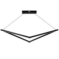 Светильник подвесной LED Palla 739297 Lightstar чёрный на 1 лампу, основание чёрное в стиле минимализм хай-тек современный 