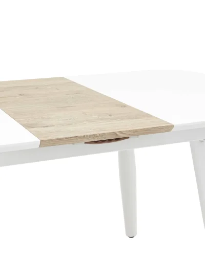 Стол обеденный Чикаго, раскладной, 120-160*90, белый УТ000002134 Stool Group столешница белая из мдф фото 2