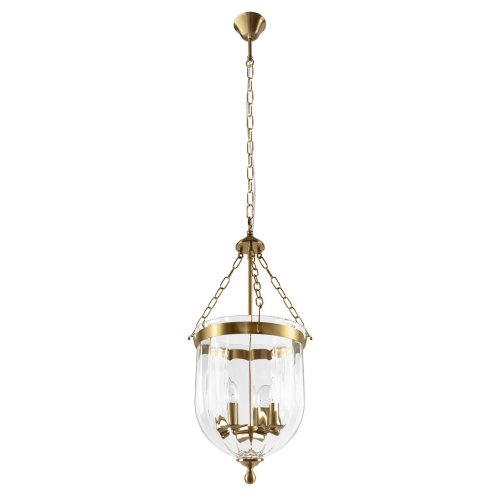 Светильник подвесной Incense 10455/4 AB LOFT IT прозрачный на 4 лампы, основание бронзовое в стиле классический арт-деко фото 5 Светильник подвесной Incense 10455/4 AB LOFT IT прозрачный на 4 лампы, основание бронзовое в стиле классический арт-деко фото 5