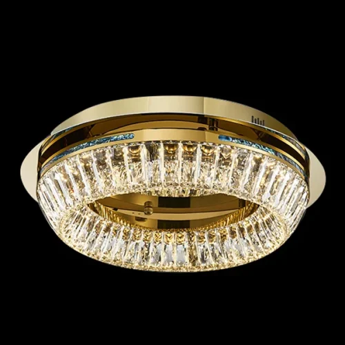 Люстра потолочная GERTRUDA B D65 R1 207831-23 ImperiumLoft прозрачная на 1 лампу, основание латунь в стиле современный фото 9