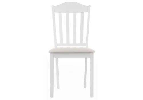 Cтул Миди уайт 11005 Woodville, белый/искусственная кожа, ножки/дерево/белый, размеры - ****430*470 фото 8