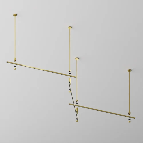 Шинопровод 1м Magnetic trаck system Flarity TRX154-111BS Maytoni латунь в стиле для светильников серии Magnetic trаck system Flarity шинопровод flarity магнитная фото 5